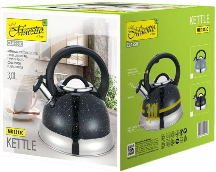 Image du produit Maestro Wasserkocher MR-1313C schwarz 3 l