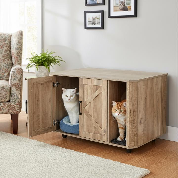 Image du produit Relaxdays cache-litière (Chat, Chien)