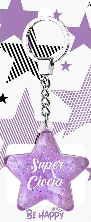 Actual product image Happy Color Schlüsselanhänger Stern Super Tante