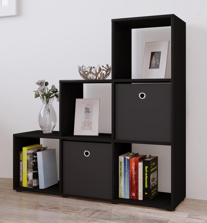 Immagine prodotto VCM Scaffale a piedistallo in legno 6 scomparti Nitas (108 x 29 x 105 cm)