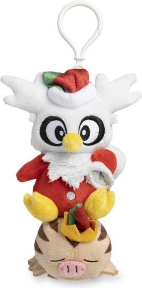 Actual product image Pokémon Delibird & Swinub Holiday Workshop Key Chain Plush - 18 cm