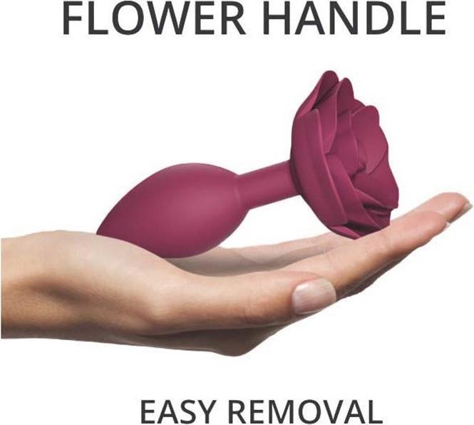 Actual product image Love to Love Anal plug open Rose Red