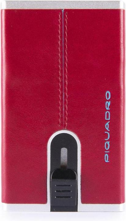 Actual product image Piquadro PP4891B2R Wallet Red Leather, Metal