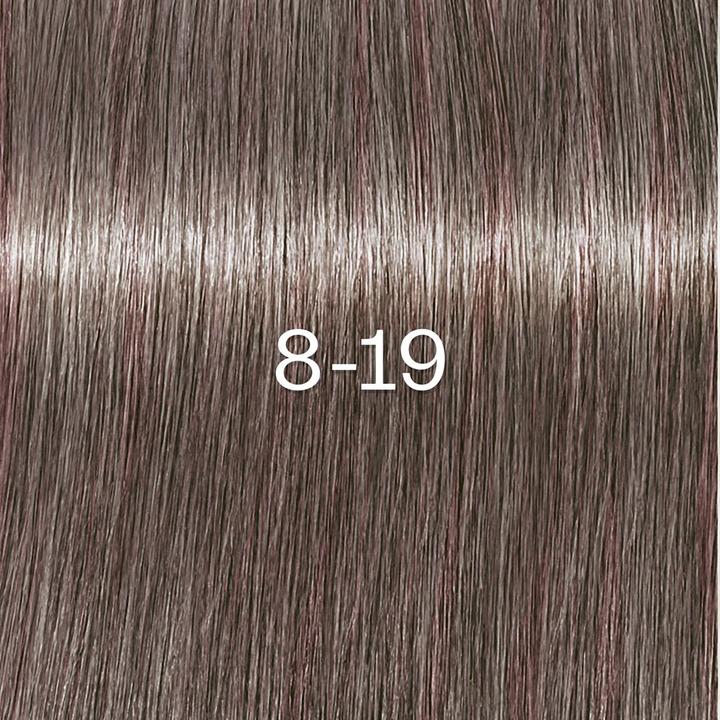 Actual product image Schwarzkopf Igora Zero AMM - 8-19 Light Blonde Cendré Violet (8-19 Light blonde Cendré purple)