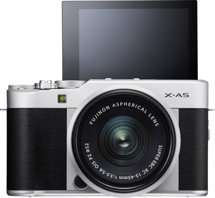 Actual product image Fujifilm X-A5 Kit (15 - 45 mm, 24.20 Mpx, APS-C / DX)
