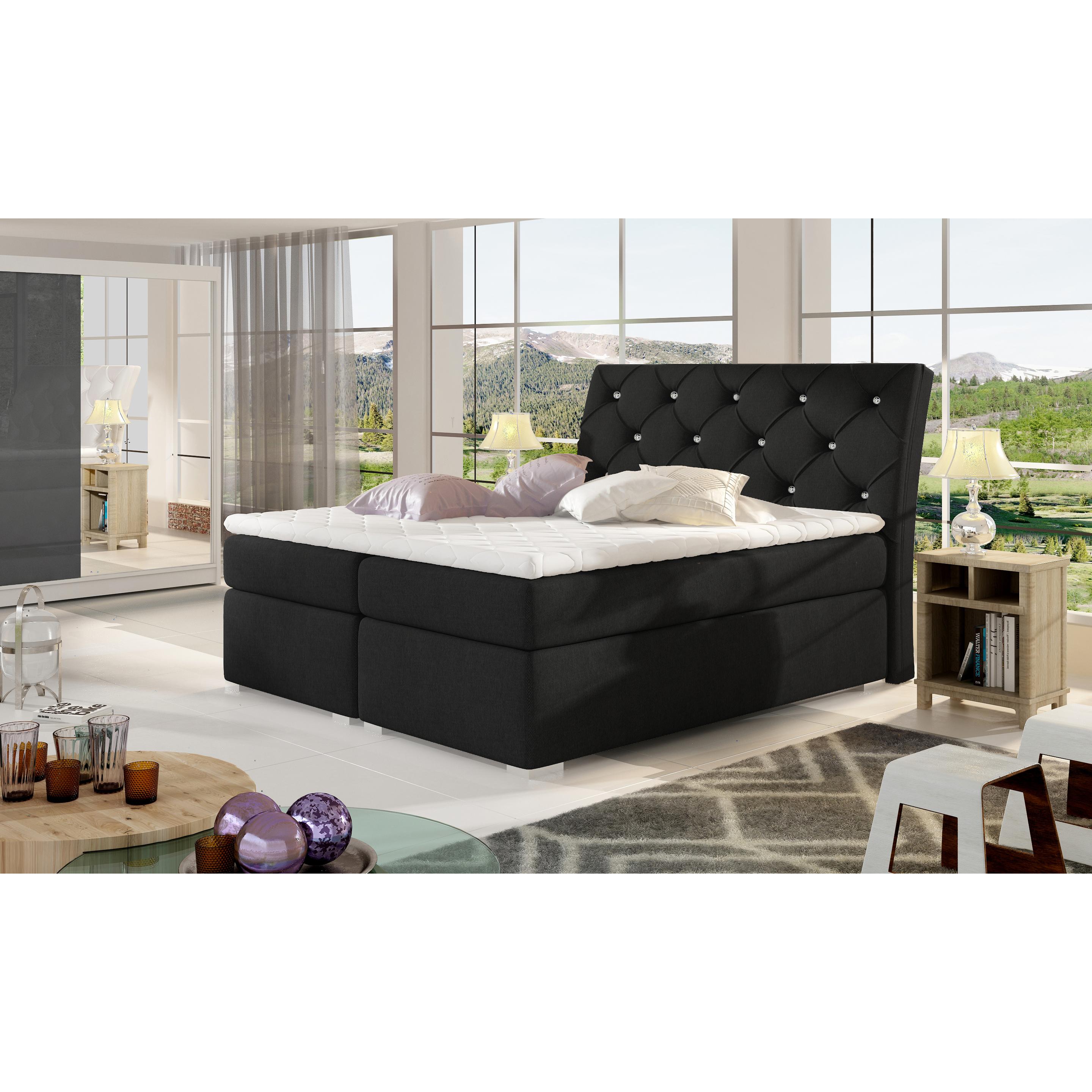Thumbnail - ELTAP, Boxspringbett, Balvin mit Stauraum (160 x 200 cm)