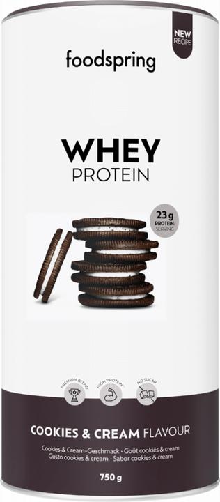 Produktbild Foodspring Whey Protein (Cookies & Cream, 1 Stk., 750 g)