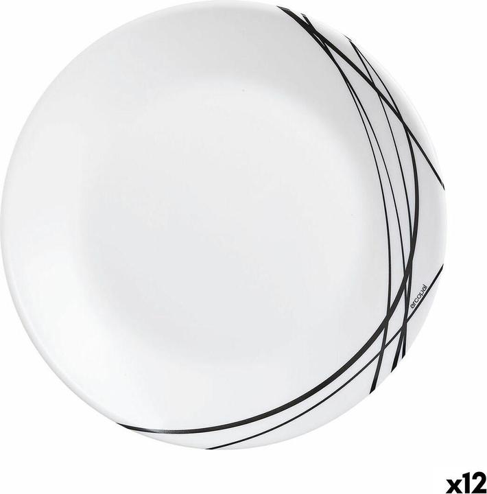 Arcopal Dessertteller Domitille zweifarbig Glas (Ø 18 cm) (12 Stück) (12x, 18 cm)