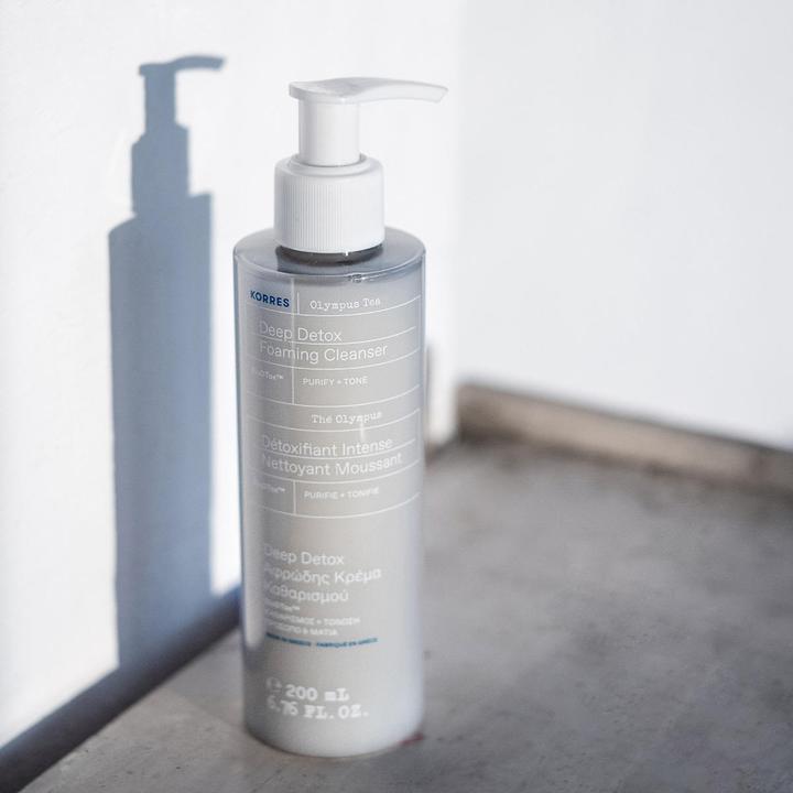 Actual product image Korres Olympus Tea Deep Detox Foaming Cleanser (Cleansing Foam, 200 ml)