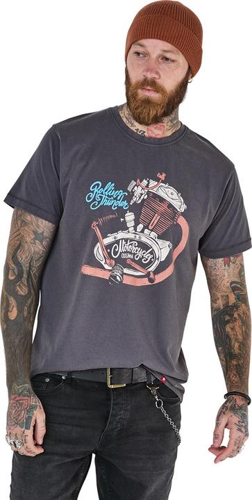 Actual product image Joe Browns Oil-Washed Bike Engine T-Shirt (S)