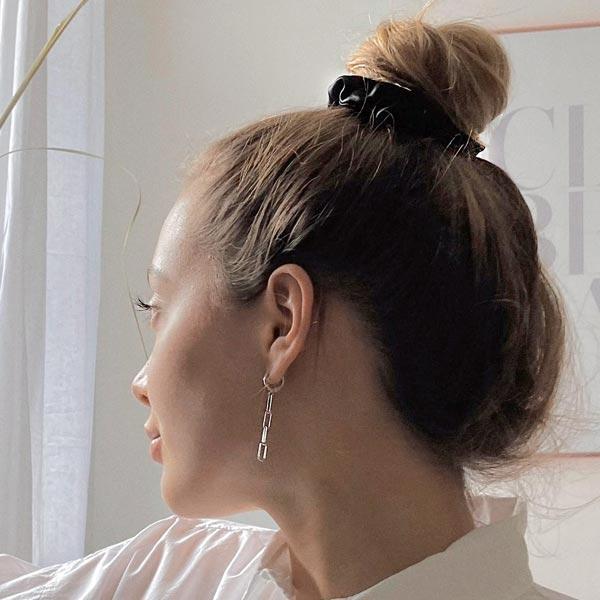 Actual product image Bellody Original silk scrunchies (Hair tie)