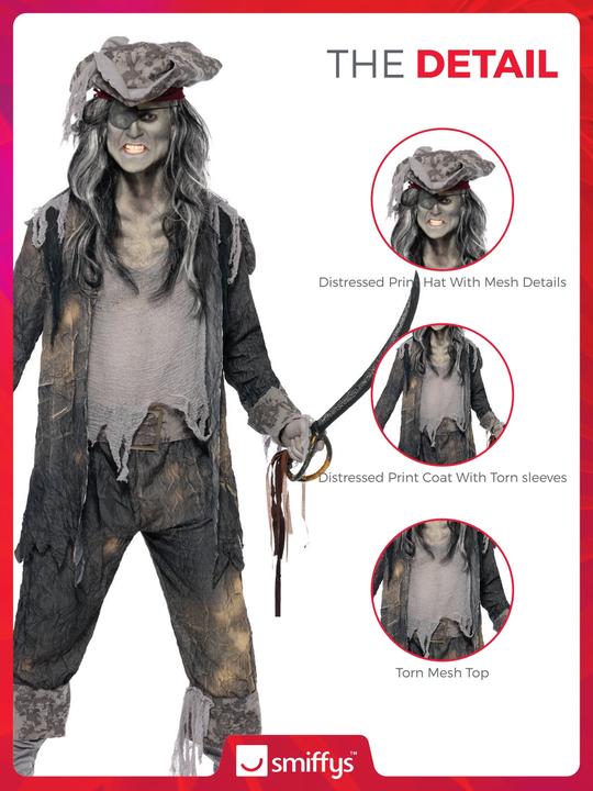 Actual product image Smiffys Ghost Ship Ghoul (M)