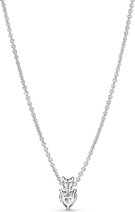Pandora Halskette Doppelherz (Sterling Silber 925, 45 cm)