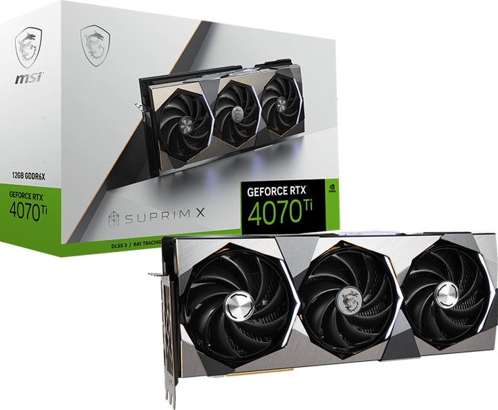 Image du produit MSI GeForce RTX 4070 Ti SUPRIM X (12 Go)