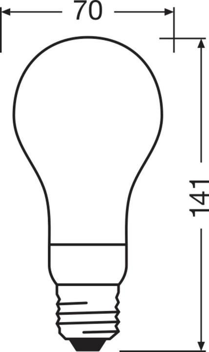 Produktbild Ledvance Classic (E27, 18 W, 2452 lm, 1 x, D)