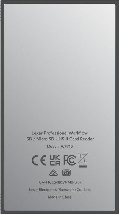 Actual product image Lexar PRO Workflow SD/microSD Reader (USB 3.2 Gen 2)