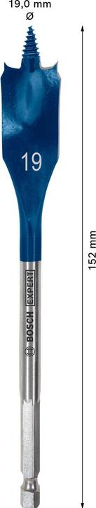 Actual product image Bosch Professional Zubehör EXPERT Self Cut Speed Flat Milling Drill, 19 x 152 mm (19 millimetres)