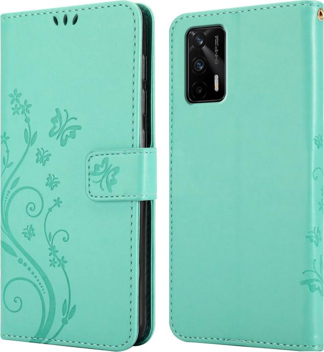 Immagine prodotto Cadorabo Custodia a libro floreale per Realme GT / GT Neo 2T / Q3 PRO (Realme GT Neo 2T, Realme Q3 Pro 5G)