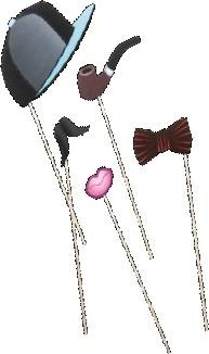 Produktbild Folia Partyfoto Accessoires (200 g/m², 25 x, A4)