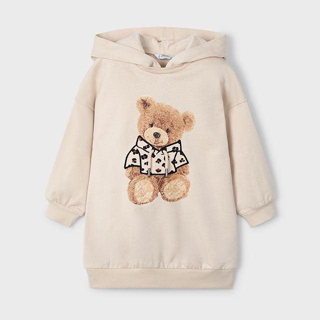 Produktbild MAYORAL Kapuzen Sweatkleid Teddybär (92)