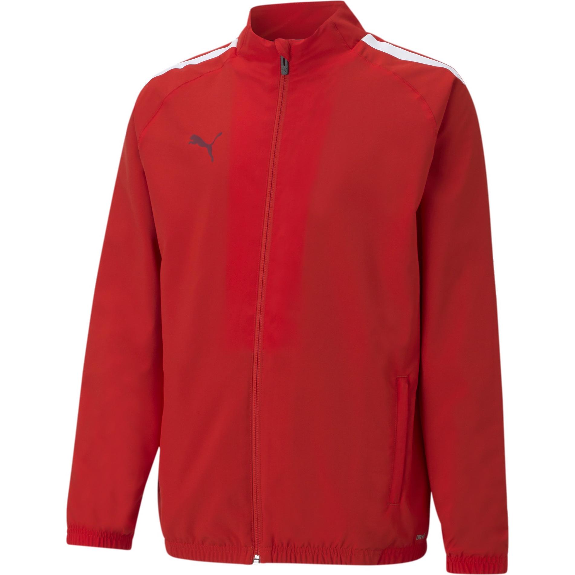 Puma, Unisex, Laufjacke, teamLIGA Sideline Jkt Jr-657260 (176), Rot, 176
