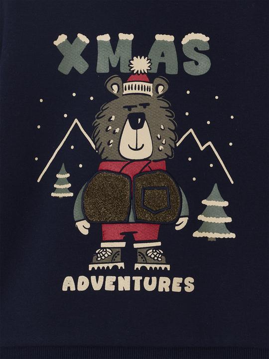 Produktbild Vertbaudet Jungen Weihnachts-Sweatshirt (116)