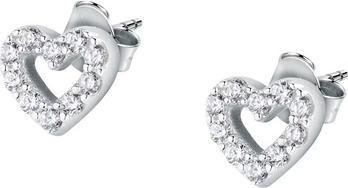 Image du produit La Petite Story Boucles d'oreilles brillantes avec zircons Coeurs Argent LPS01AWV11