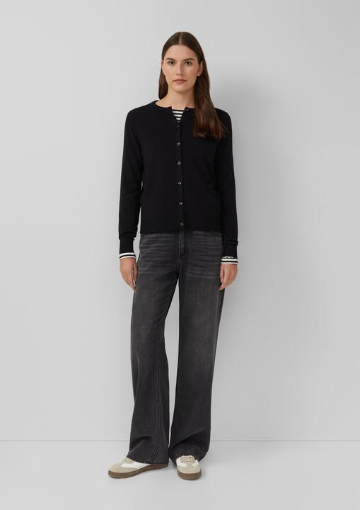 Produktbild s.Oliver Strickjacke Feinstrickcardigan aus Viskosemix (48)