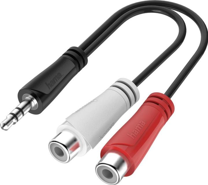 Hama 3.5mm Buchse – 2x Cinch (Klinkenadapter)