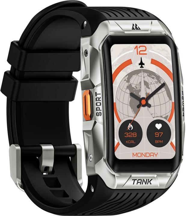 Produktbild Kospet Smartwatch Tank X2 Ultra Silber, Touchscreen: Ja (34 mm)