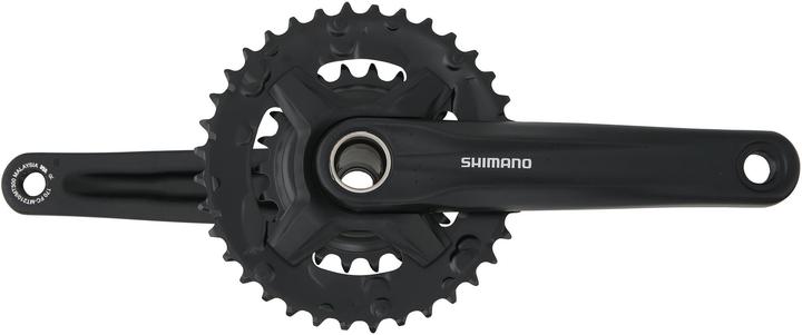 Actual product image Shimano FC-MT210-B crankset 36/22 teeth 2x9-speed (170 mm)