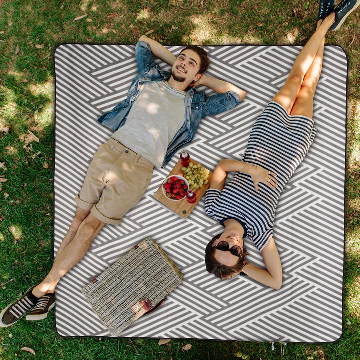 Actual product image Relaxdays Picnic blanket