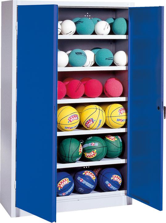 Produktbild C+P Ballschrank (HxBxT: 195x93x50 cm, mit Vollblech-Flügeltüren, Typ 3)