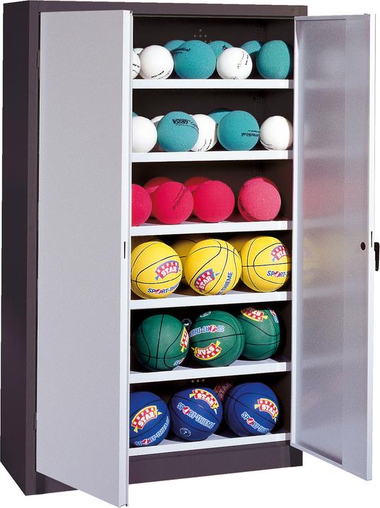 Immagine prodotto C+P Armadio a sfera (HxLxP: 195x120x50 cm, con porte a battente in lamiera piena, tipo 3)
