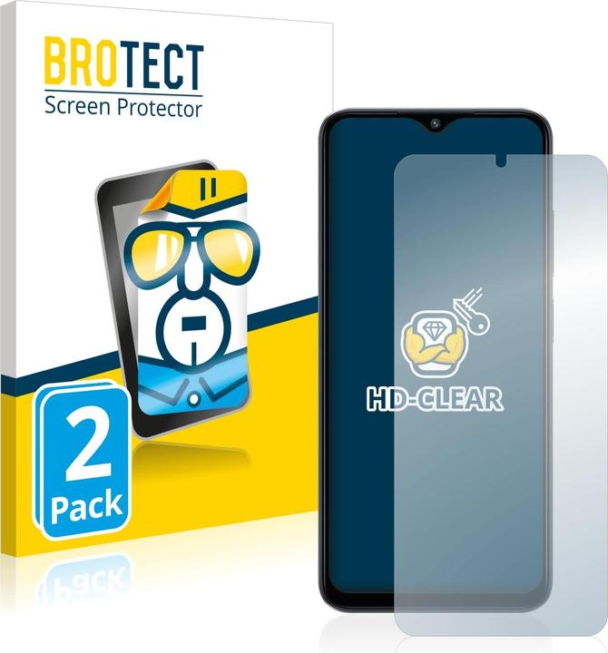 Actual product image BROTECT Screen Protector Clear (2 Piece, Xiaomi Poco M5)