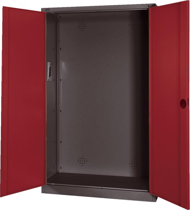 Actual product image C+P Modular sports equipment cabinet (HxWxD: 195x120x50 cm, with solid sheet metal hinged doors).