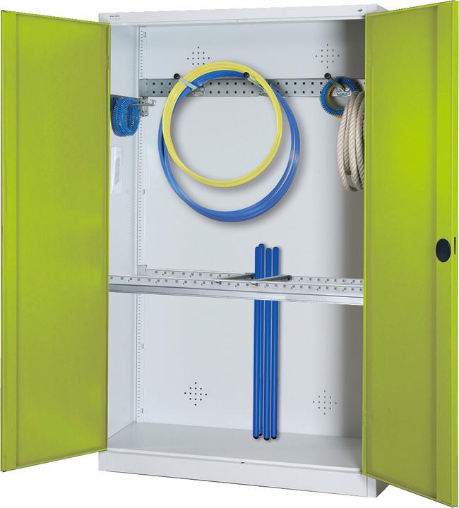 Actual product image C+P Modular sports equipment cabinet with basic equipment (HxWxD: 195x120x50 cm, with solid sheet metal