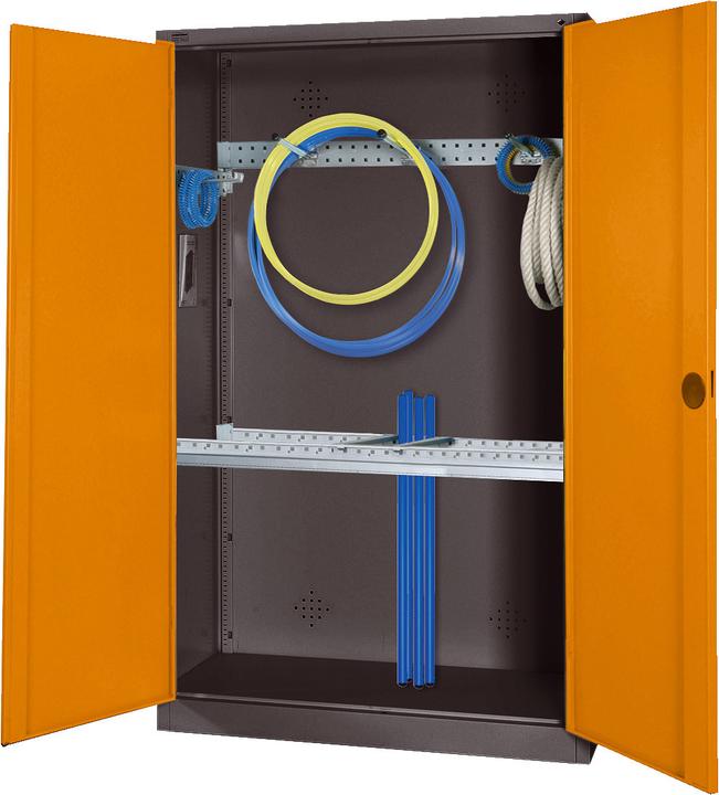 Actual product image C+P Modular sports equipment cabinet with basic equipment (HxWxD: 195x120x50 cm, with solid sheet metal