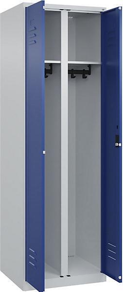 Gentian blue RAL 5010, Light grey RAL 7035