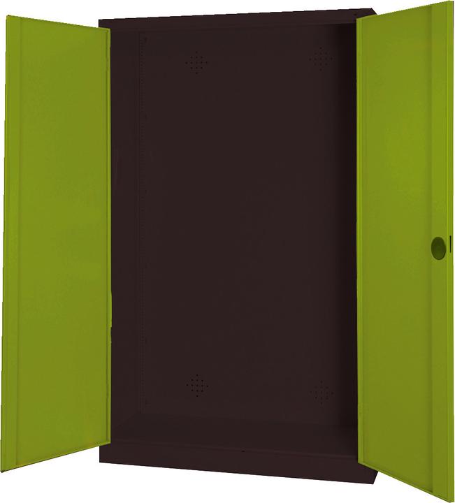 Actual product image C+P Modular sports equipment cabinet (HxWxD: 195x120x50 cm, with solid sheet metal hinged doors).