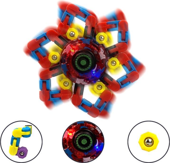Produktbild Ueli Express Oktopus Max Fidget Spinner mit LED Licht Violett