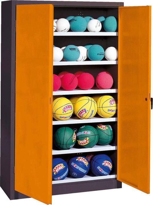 Immagine prodotto C+P Armadio a sfera (HxLxP: 195x120x50 cm, con porte a battente in lamiera piena, tipo 3)