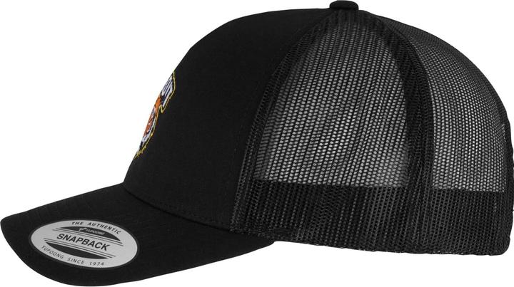 Actual product image Mister Tee MisterTee Detroit Tiger Head Patch 5-Panel Retro Trucker Cap - 186929 (One size)