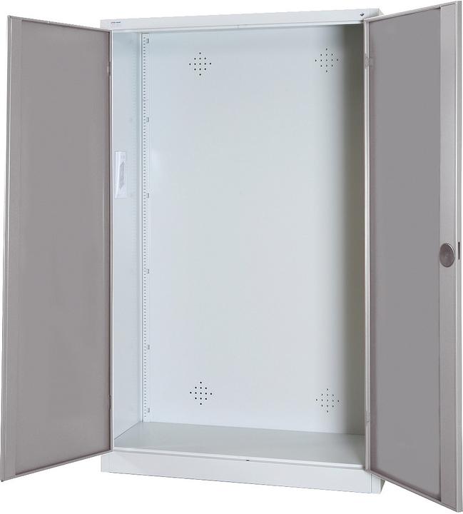 Actual product image C+P Modular sports equipment cabinet (HxWxD: 195x120x50 cm, with solid sheet metal hinged doors).