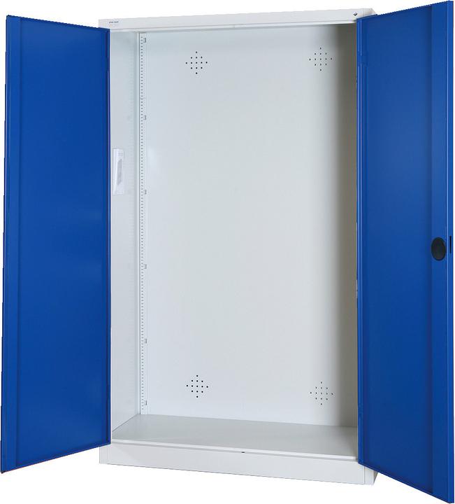 Actual product image C+P Modular sports equipment cabinet (HxWxD: 195x120x50 cm, with solid sheet metal hinged doors).