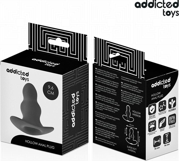Actual product image Addicted toys - HOHL ANAL PLUG GRÃ–SSE M 9,6 CM