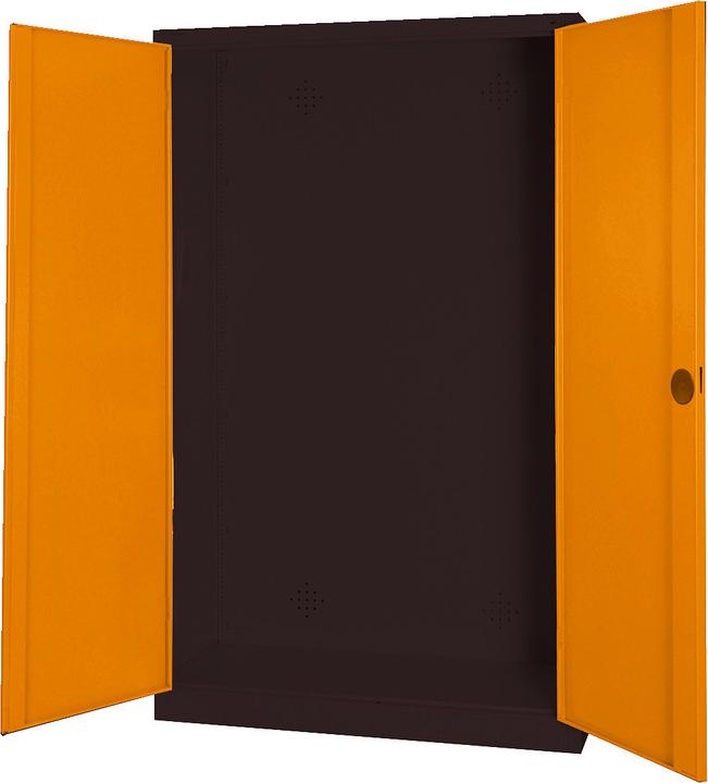 Actual product image C+P Modular sports equipment cabinet (HxWxD: 195x120x50 cm, with solid sheet metal hinged doors).
