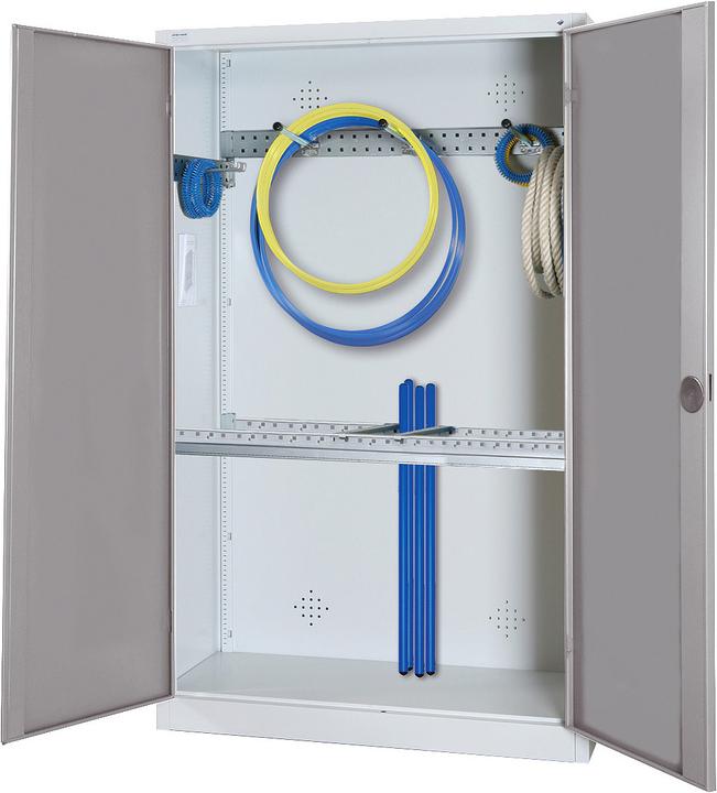 Actual product image C+P Modular sports equipment cabinet with basic equipment (HxWxD: 195x120x50 cm, with solid sheet metal