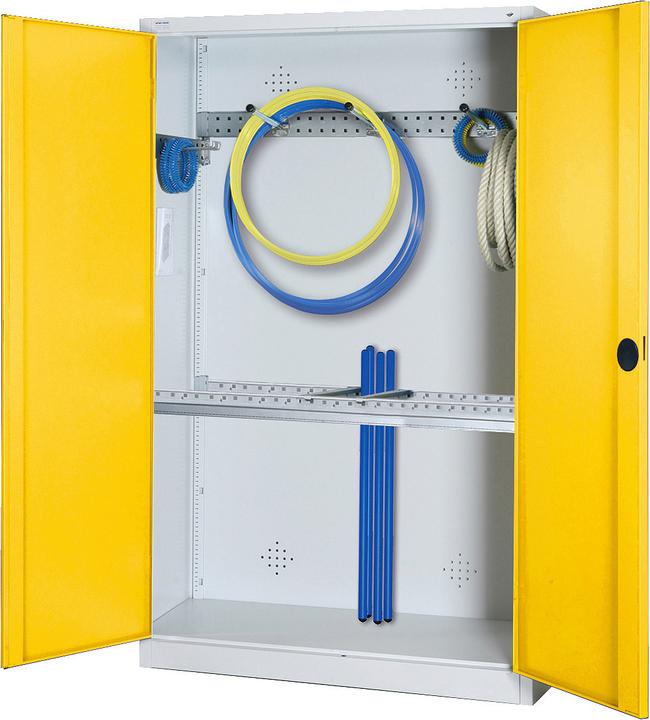Actual product image C+P Modular sports equipment cabinet with basic equipment (HxWxD: 195x120x50 cm, with solid sheet metal