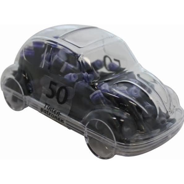 Metzger&Mendle, Ersatzpatrone, M&M Hobby-Car Tintenpatronen für Füller königsblau 50 St. (Nachfülleinheit, Blau)